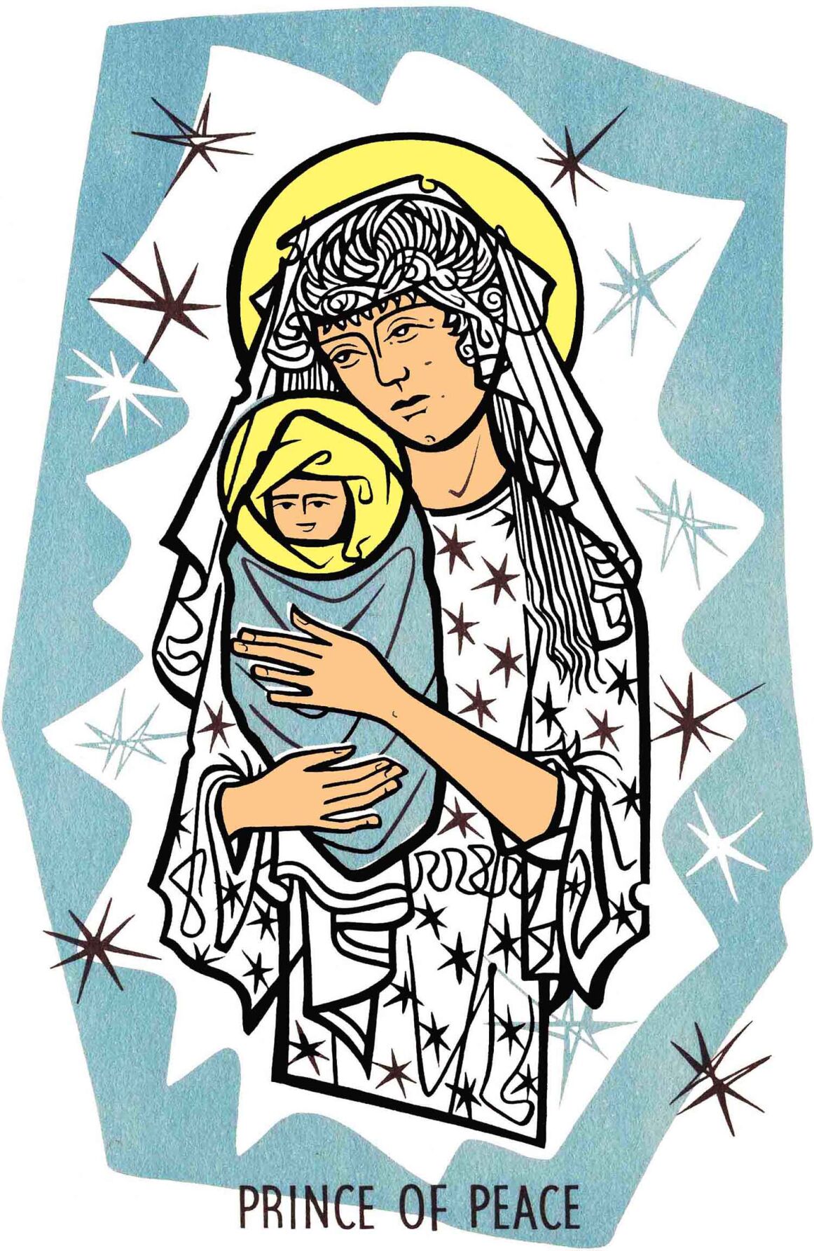 Edward Catich madonna and child